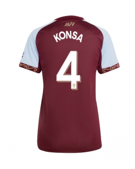 Billige Fotballdrakt Aston Villa Ezri Konsa #4 Replika Hjemmedrakt Dame 2025-26 Kortermet Billige Fotballdrakt Aston Villa Ezri Konsa #4 Replika Hjemmedrakt Dame 2025-26 Kortermet